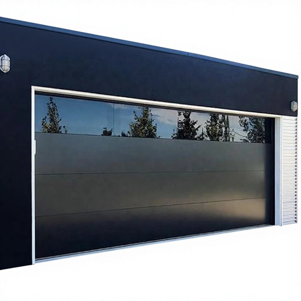 Modern Automatic Security Steel Finished Hurricane Resistant Soundproof Smart Home Garage Door