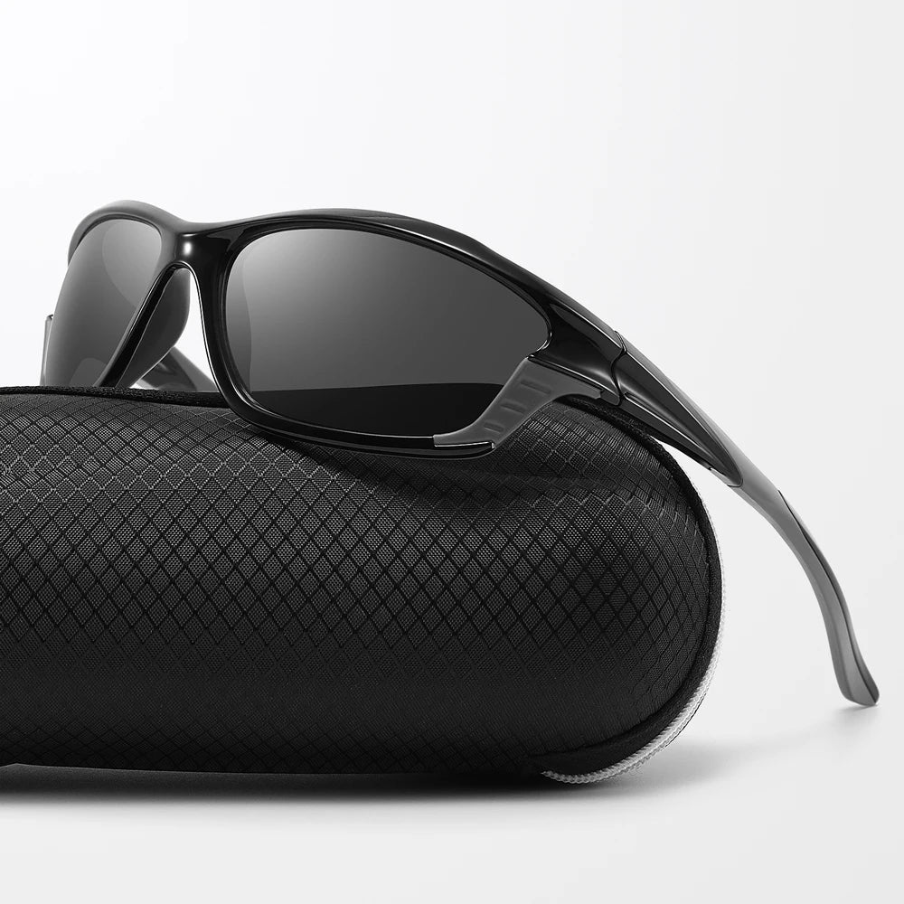 CONCHEN Classic Cycling Sun Glasses Outdoor Sports Sunglasses for Men Women TAC Polarized Shade Sunglasses Unisex