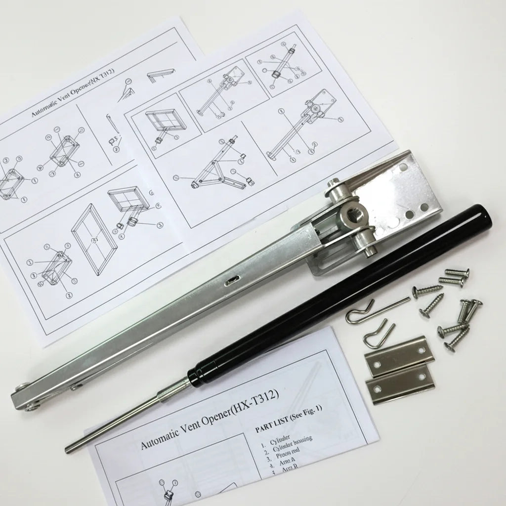 Factory Price Temperature Sensing Aluminium Sliding Automatic Window Opener