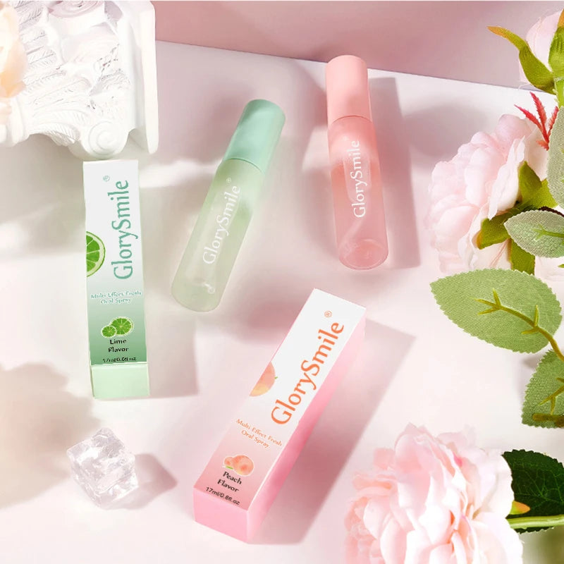 High Quality Oral Spray With 17ML Long Lasting Mint Peach Lemon Flavor Spray Professional Oral Spray Private Label