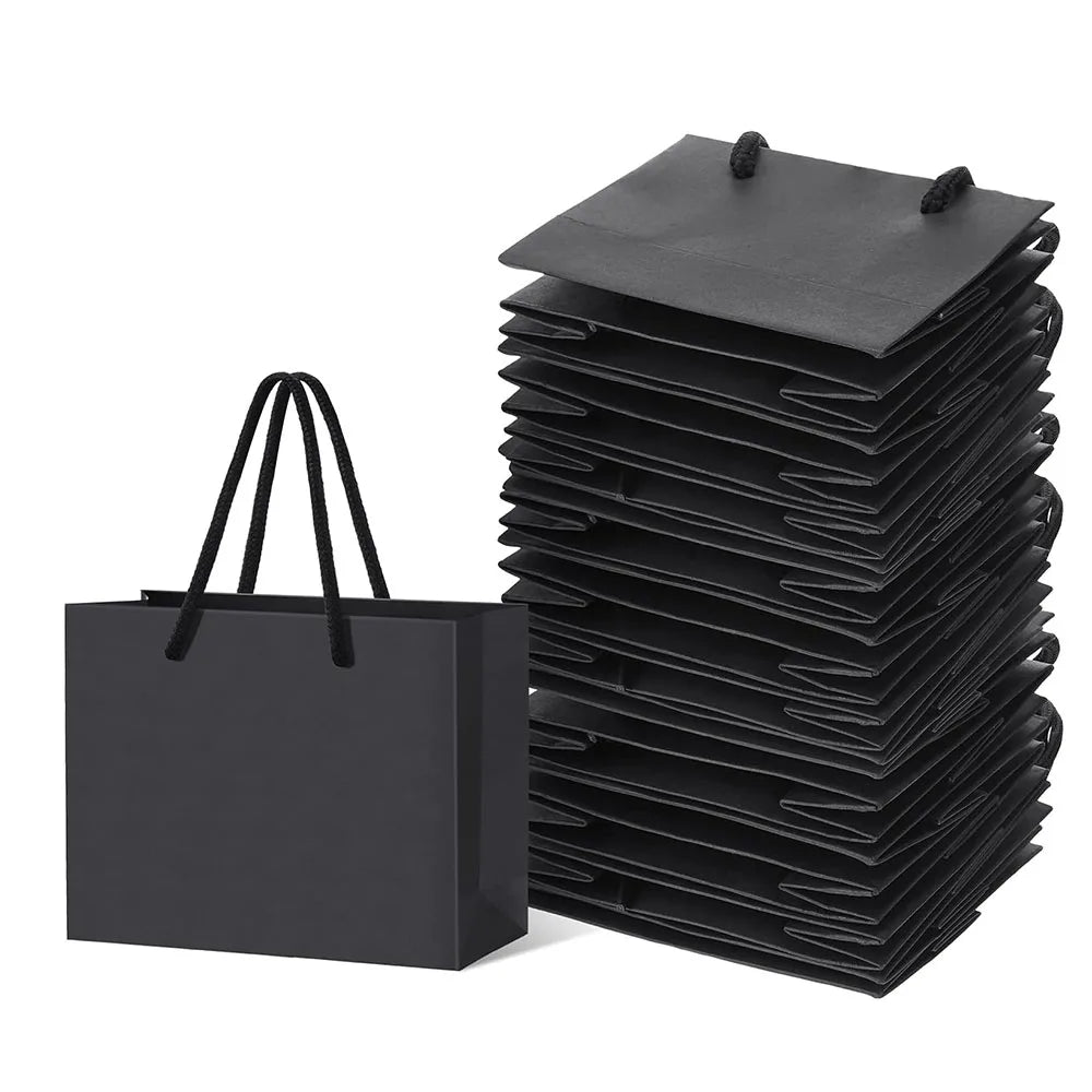 Mini Small Paper Bags Goodies Shopping Gift Wrap Bags for Small Business Party Wedding