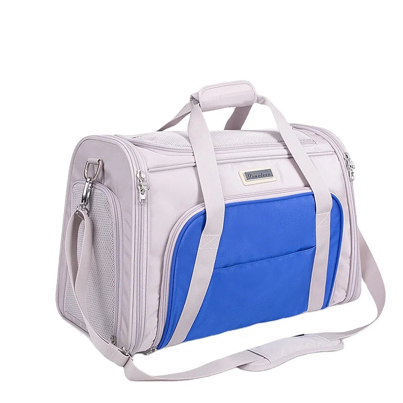 Truelove Brand Luxury Breathable Large Space Foldable Adjustable Pet Backpack Outdoor Expandable Dog Cat Soft Travel Carrier 