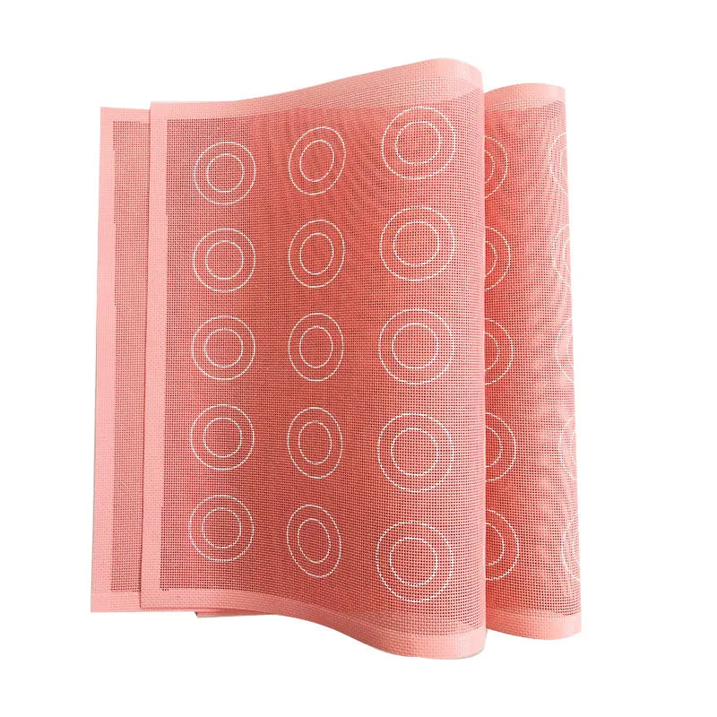 Premium Eco-Friendly Square Non-Stick Perforated Silicone Baking Mat with Mesh for Bread Steaming 420x295mm 0.7mm Thick