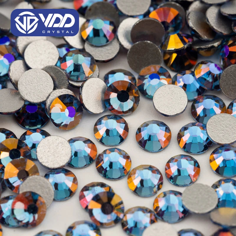 VDD 354 Magma-Light Blue SS6-SS30 New Glass Rhinestones Crystal Flatback Bright Stones Glitter Nail Art DIY Crafts Accessorie