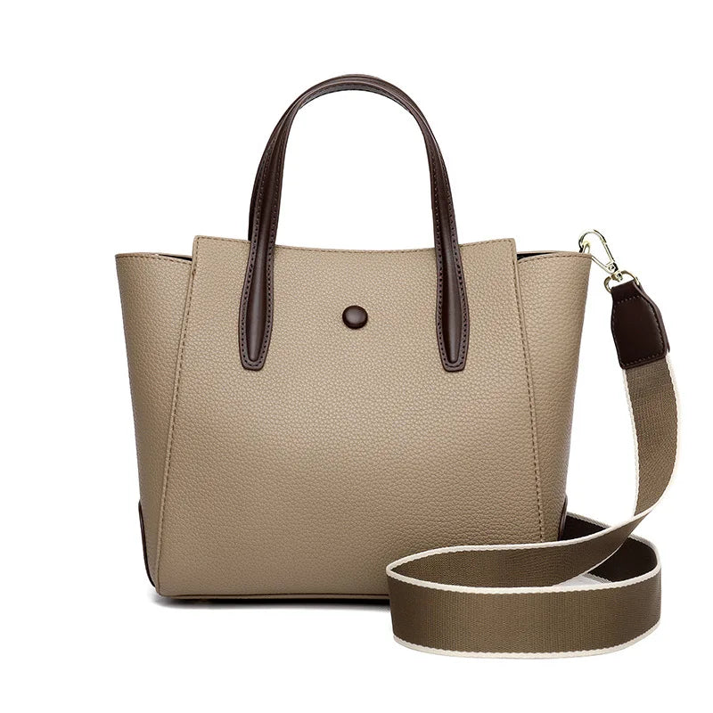 Factory Direct Wholesale Women's Luxury Tote Bag PU Leather Handbags for Women Sac a Main Femen with Elegant Design