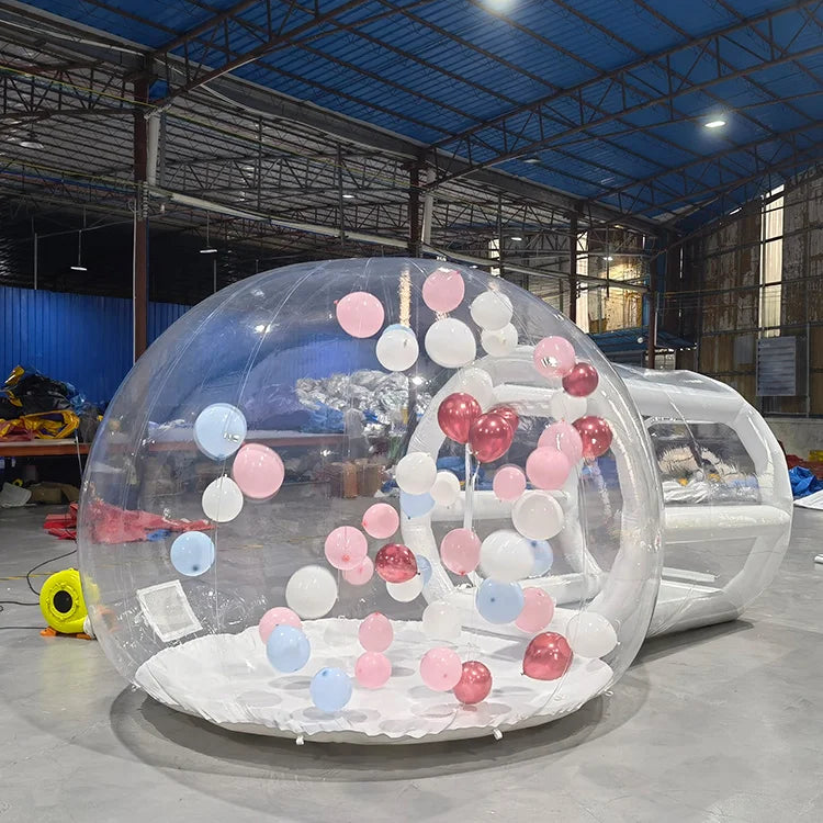 Outdoor Kids Dome Tent Clear Inflatable Bubble Balloons House for Camping Wedding Party
