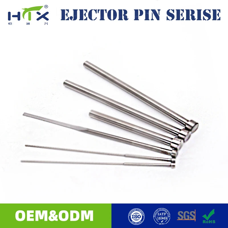 Super Din Stepped Ejector Pins 1530 Rectangular Cooling Engraved Metal Specification Sets for Moulds
