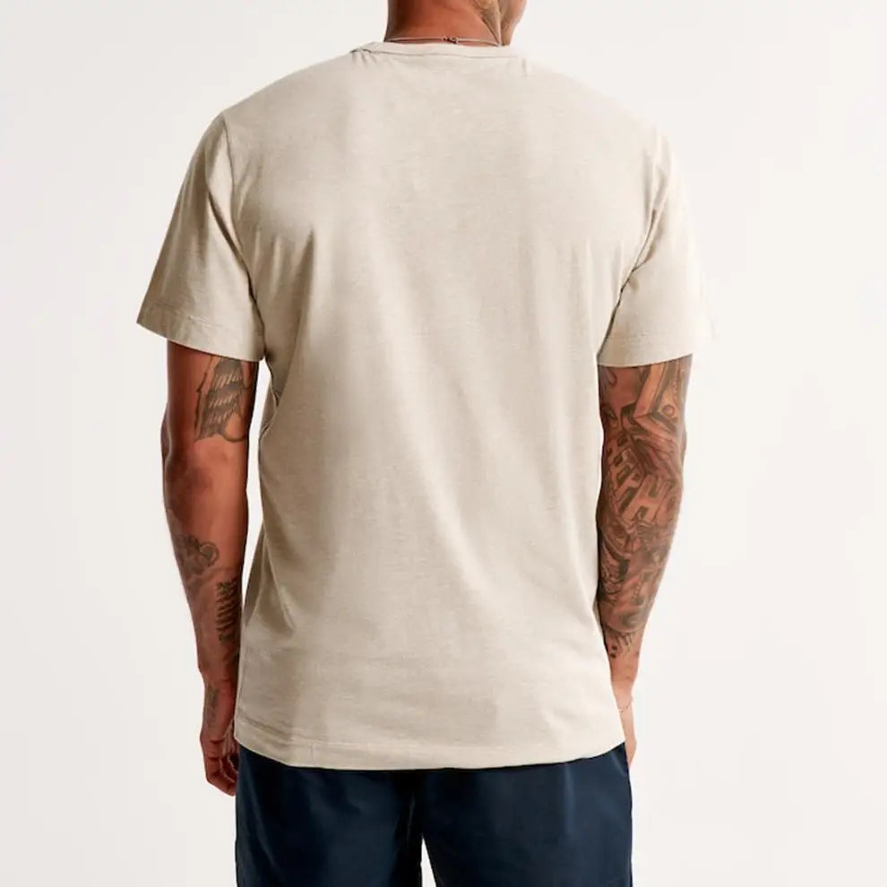 180g 7900 Plain T Shirt for Men Summer Sports and Fitness Short Sleeved T-Shirt Crew Neck Gym T Shirts