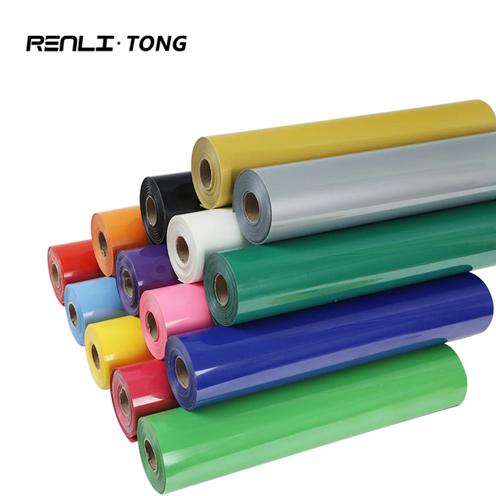 Renlitong Easyweed PVC Htv Heat Press Flex Iron on Heat Transfer Pvc Glossy Best Heat Transfer Vinyl for t Shirts Printing