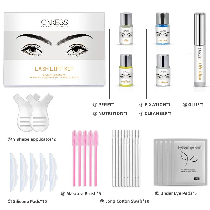 Professional Eye Lash Lifting and Tint Kit Private Label 5 Minutes Fast Lift Perm Eyelash Curler Eyelash Perm Lifting