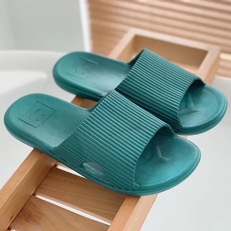 XIXITIAO Shoes Summer slippers Low Price Ladies 2024 Non slip Bathroom Indoor Pvc slippers Man and Woman Slides Sandals