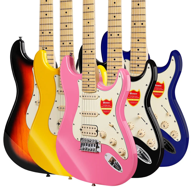D-120  New Style Bullfighter 22 Frets Basswood Body ST Canadian Maple Neck Custom 6 Strings Electric Guitar Kit