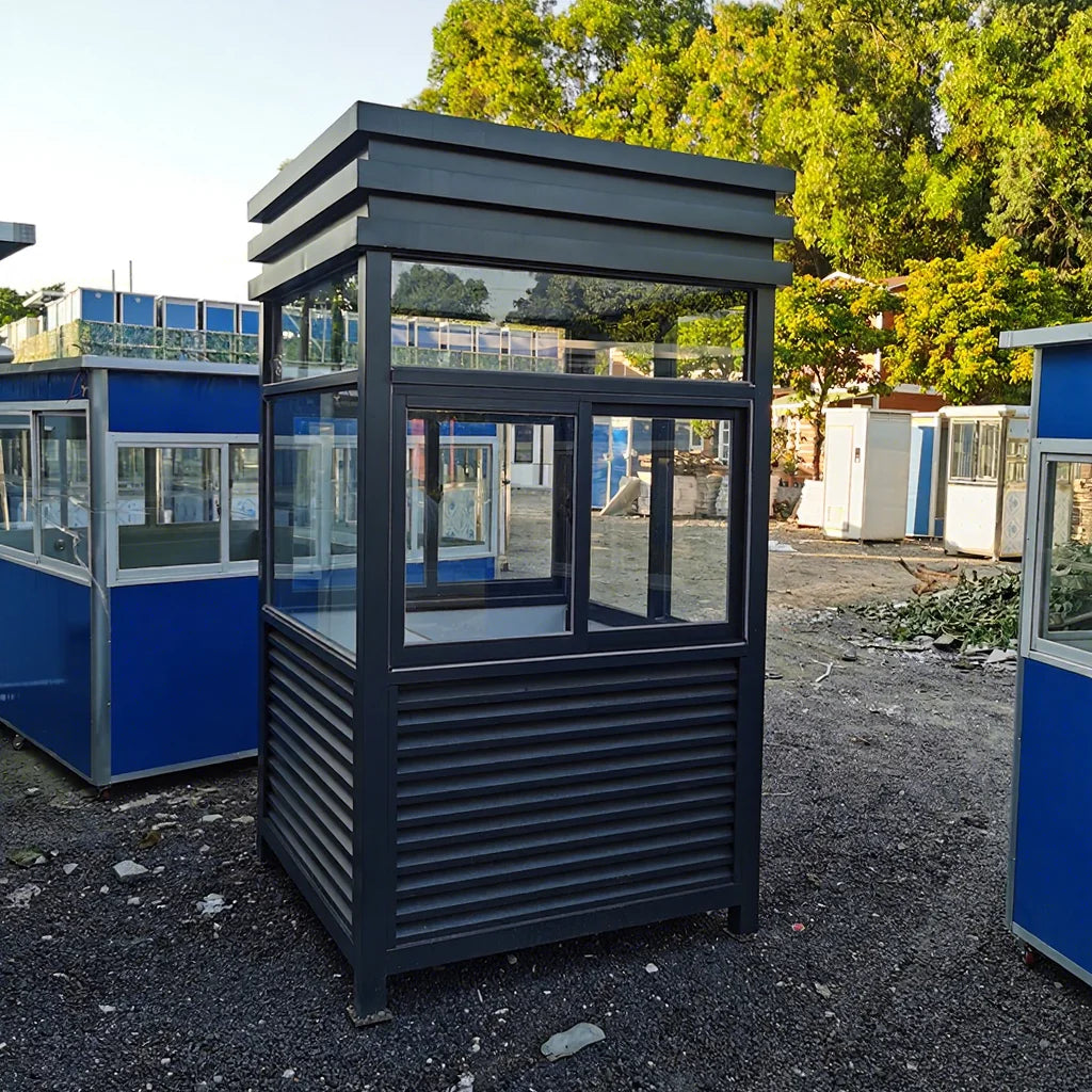 Sandwich Panel Prefab Removable Fire Guard House Outdoor Modern Mobile Public Security Ticket Booth Sale Sentry Box