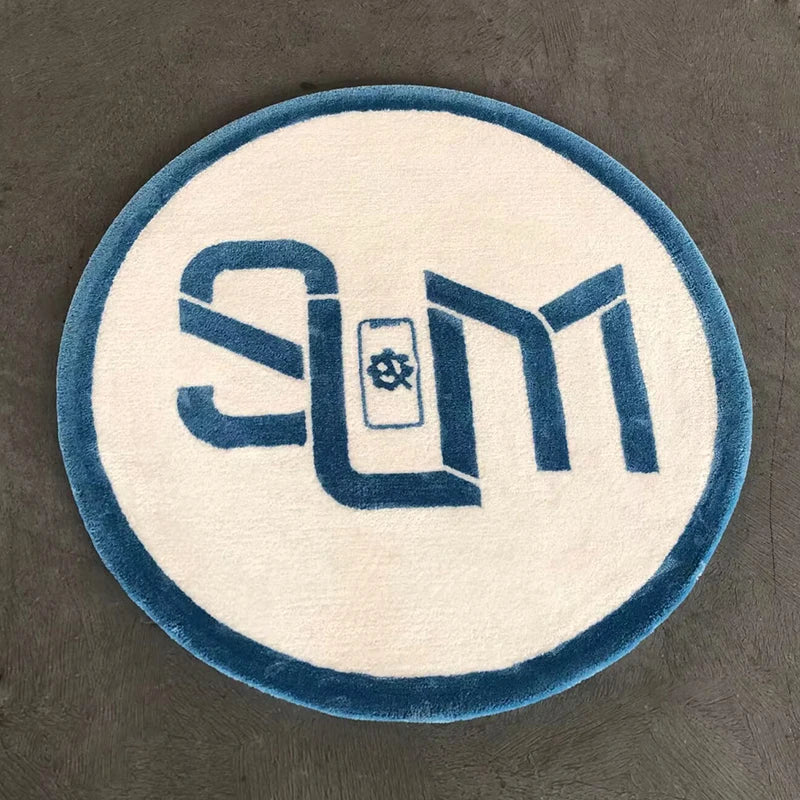 Custom Football Design Tufting Rugs Carpet for Bedroom Front Door Welcome Entrance Floor Mats Foot Rug Mats
