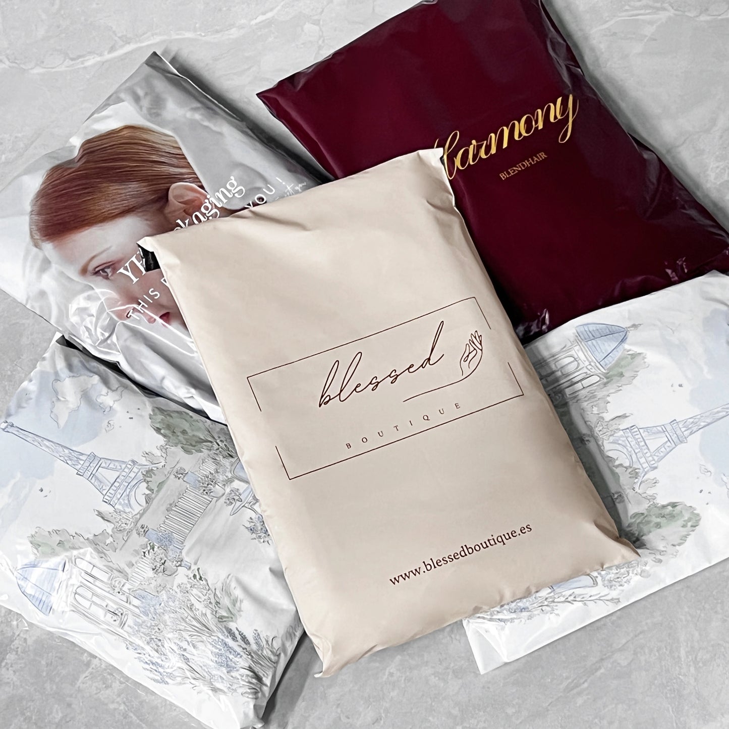ZMY Product Golden Supplier Sales Reasonable Price Promotional Oem Low Price Poly Mailer Film with Gusset Handle