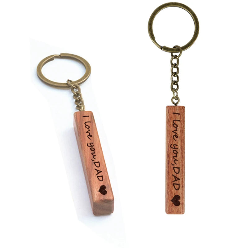 Fast Delivery Rosewood Keychain Manufacturer Custom Logo Laser Wood Craft Key Ring Holder Wooden Key Tag