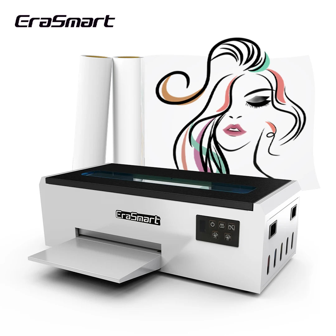 Erasmart High Quality Digital A4  DTF T-Shirt Printing Machine PET Film DTF Printer for Small Business Family