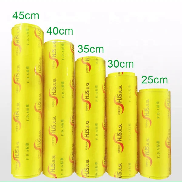 PVC Manufacturer Food Packaging PVC Cling Film Plastic Jumbo Wrap Food Film PE Cling Film