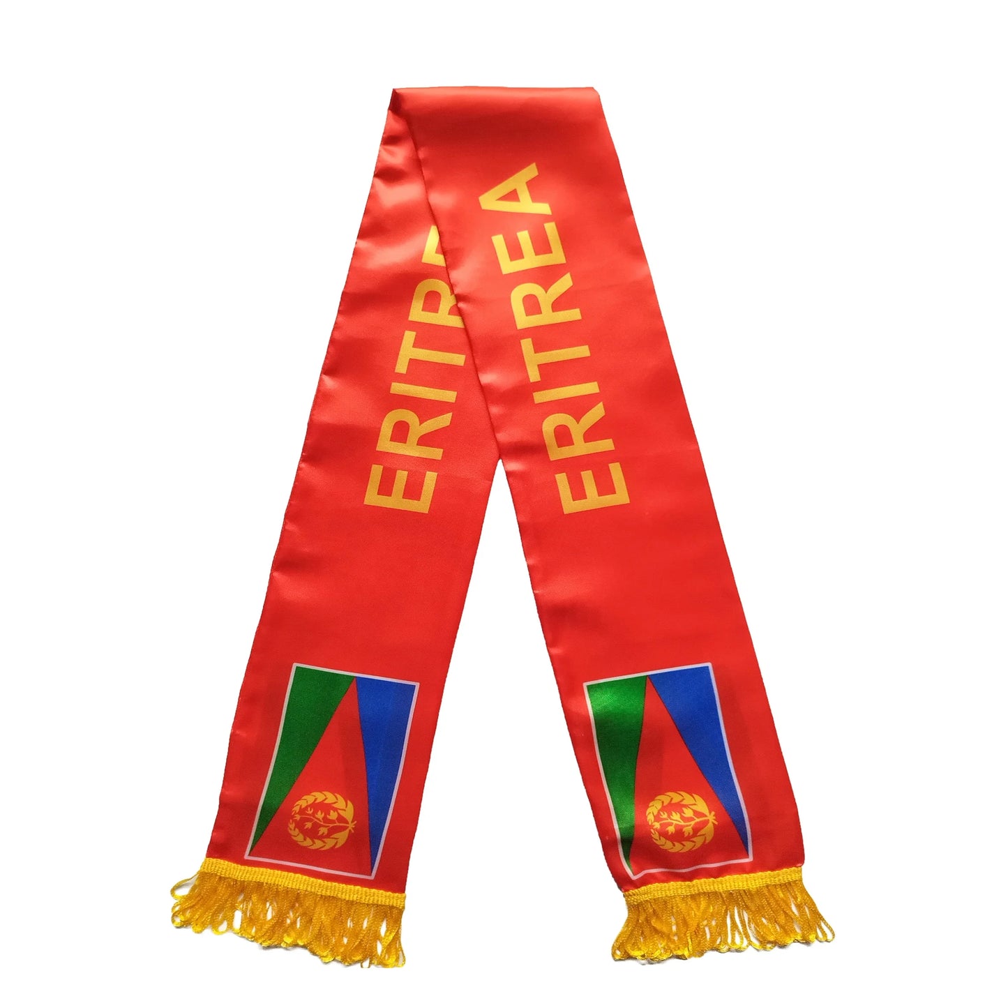 Wholesale East Africa Eritrea Football Fans' Soccer Match Cheering Neck Warp Scarf Flag Product