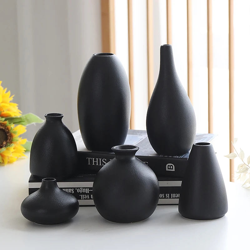 Ceramic Gift Flower Pots  Luxury  Nordic Moder Flowers Tall Teardrop Home Decor Coastal Swirls & Bubble Patterns Decorative V