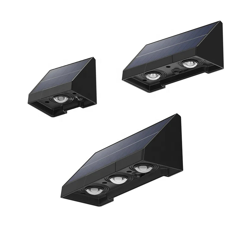 IP65 Waterproof Garden Solar Power Light Wall Accent Exterior Fence Patio Warm White Wall Mounted LED Solar Outdoor Wall Ligh