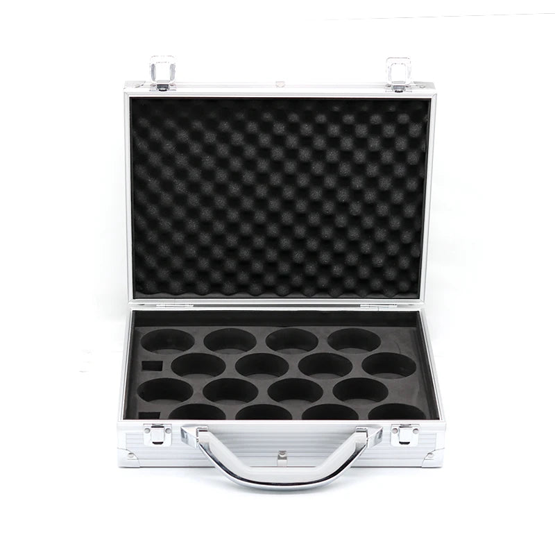 Superior Quality Aluminum 2-1/4inch 57.2mm 16x Billiard Pool Ball Case/Box/Suitcase