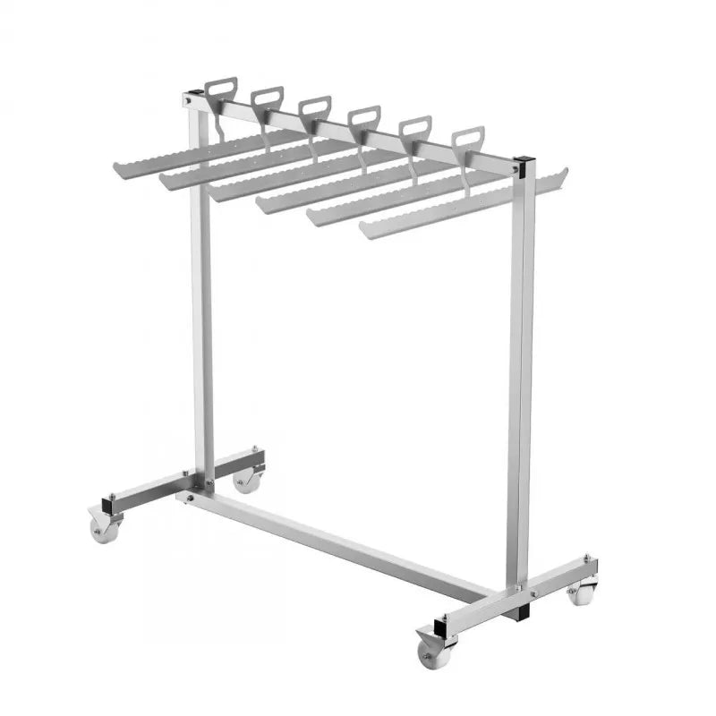 New Steel Drying Cart With J-Hanger Greenhouse Aluminum Steel Grow Rack with Hangers Harvest Garden Drying Cart