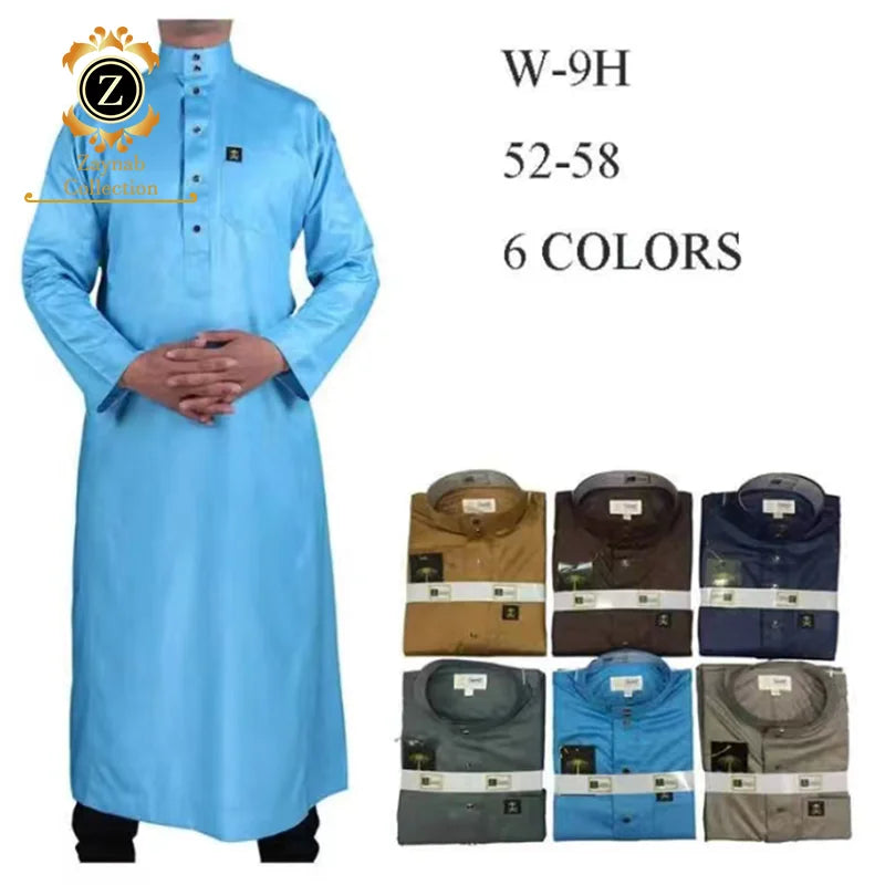 Zaynab Man Thobe Toyobo Fabric Arab  Muslim Man Morocan  Muslim Man'S Robe Traditional Thobe
