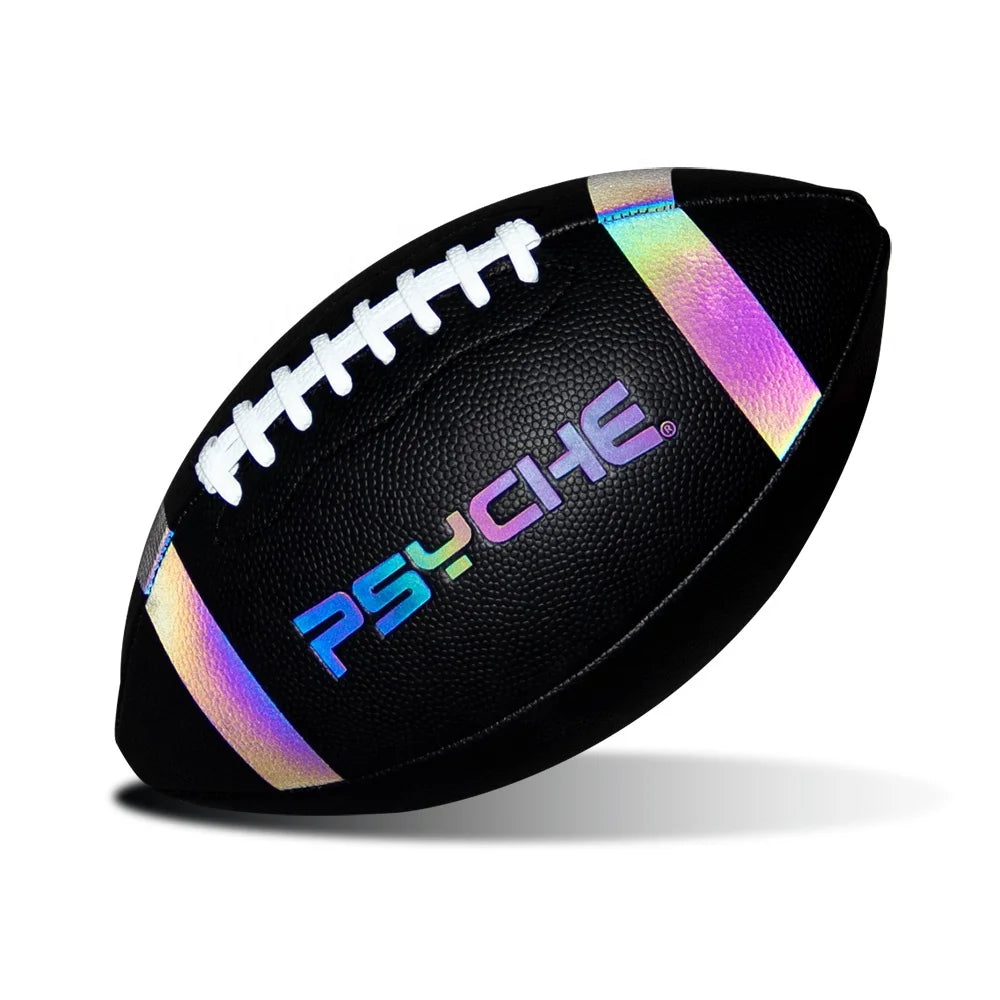 Official Size 9 American Football Custom Logo Professional Game Rugby Ball