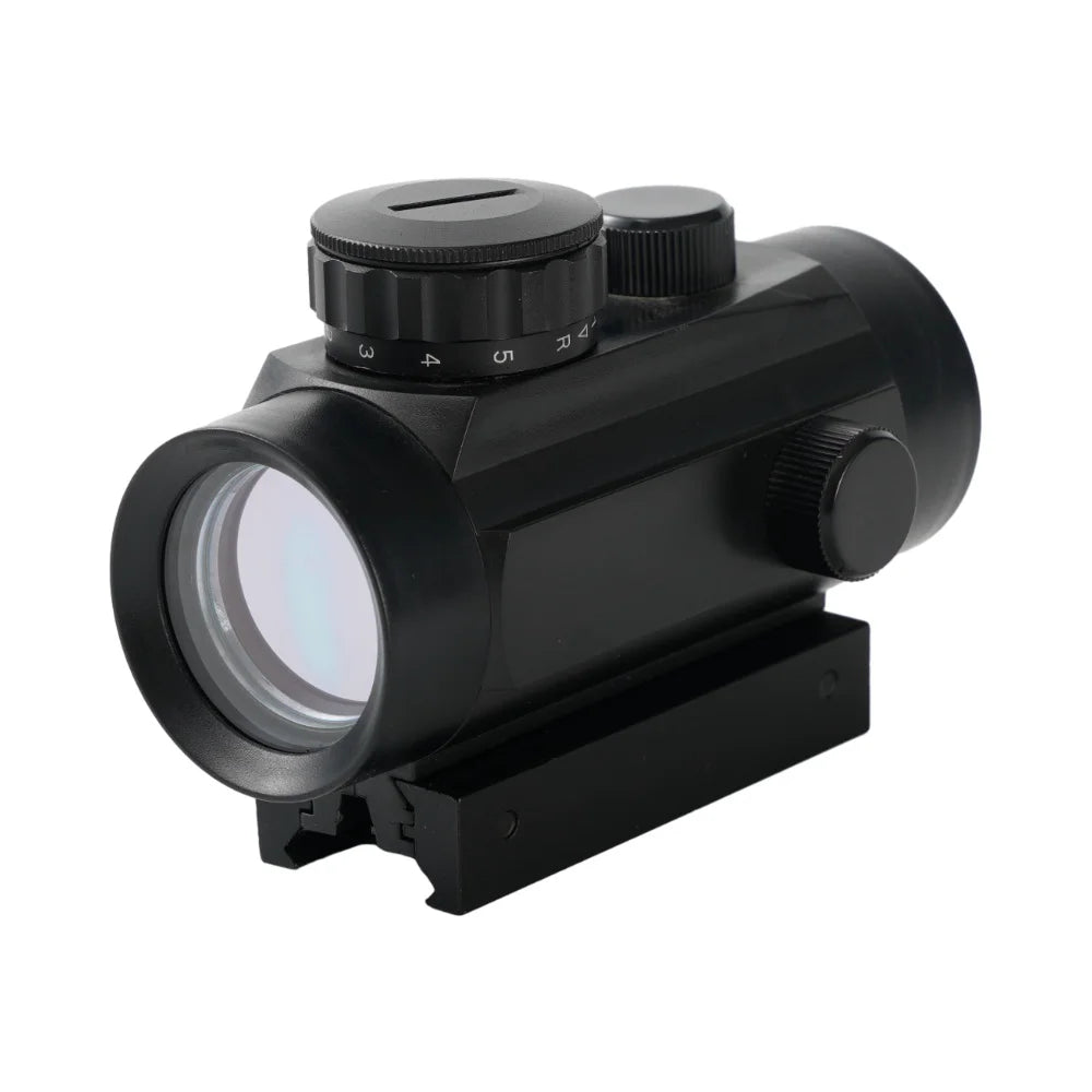 20mm Tactical 1X40RD Reflex Sight Scope 1x40 Green Red Dot Optics Hunting Gears with Lens Cover