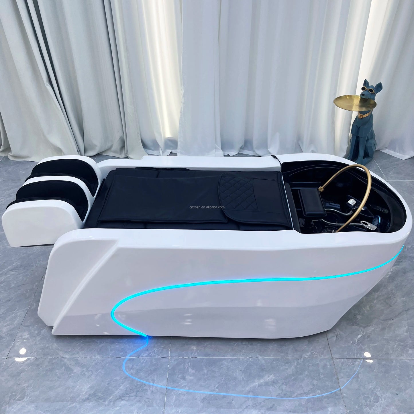 Professional Salon Washing Hair Massage Chair Shampoo Bed Spa Head Water Therapy Circulation Shampoo Bed