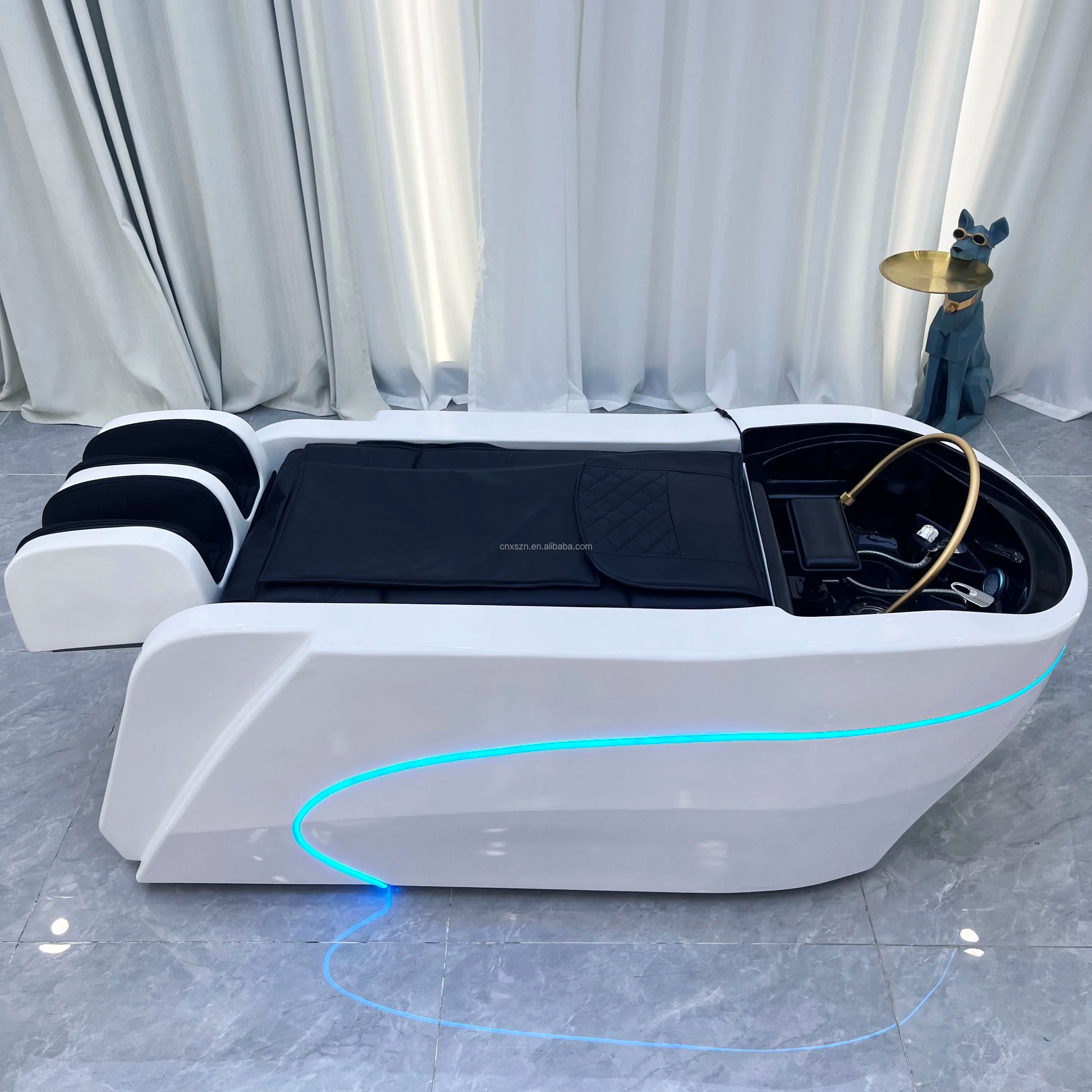 Professional Salon Washing Hair Massage Chair Shampoo Bed Spa Head Water Therapy Circulation Shampoo Bed