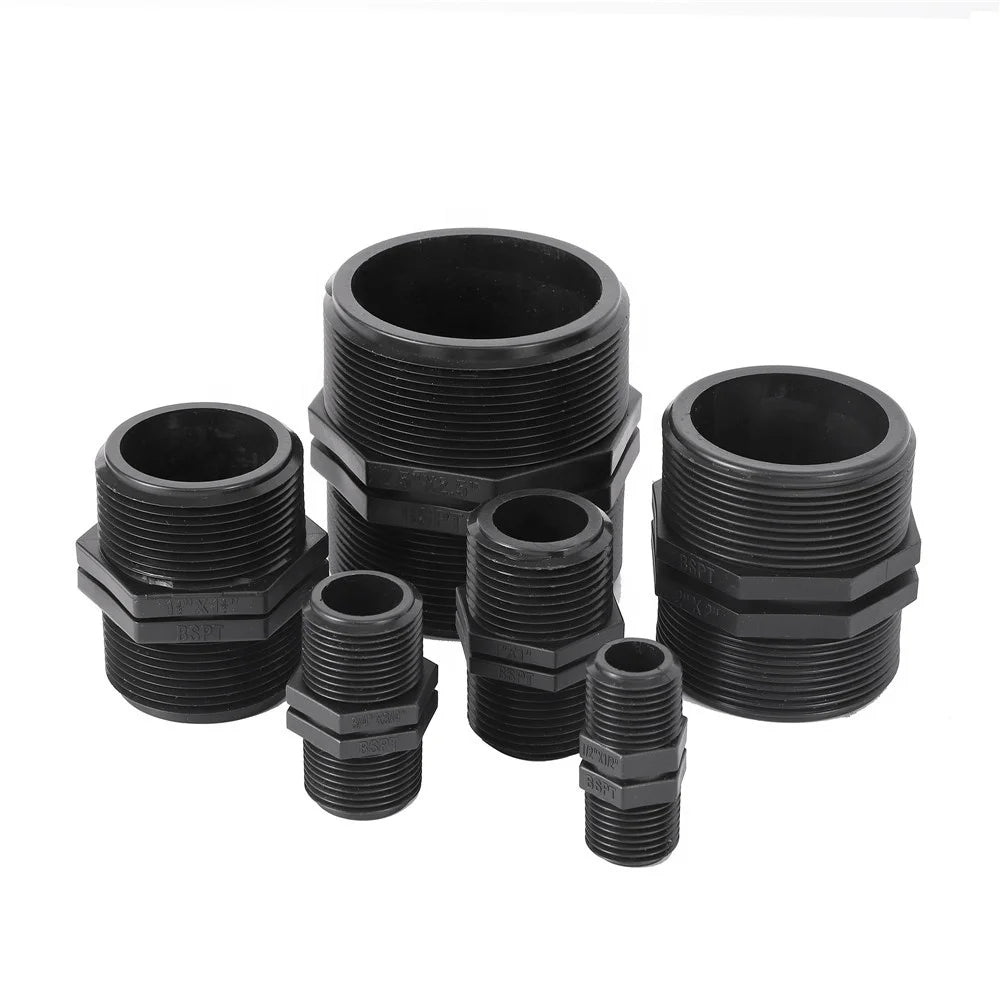 1/2 3/4 1 1.5 2 2.5 Inch Male Thread Adapter Garden Irrigation Water Pipe Threaded Connector Tank Coupling Fitting