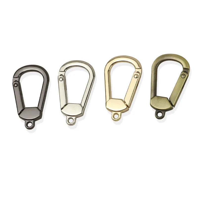 Zinc Alloy Snap Hook Metal Outdoor Climbing Buckle Spring Handbag Strap Connector Key Fob