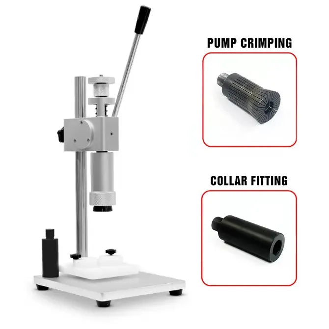 Perfume Capping Machine Perfume Bottle Pressing Pump Metal Sprayer Sealing Machine
