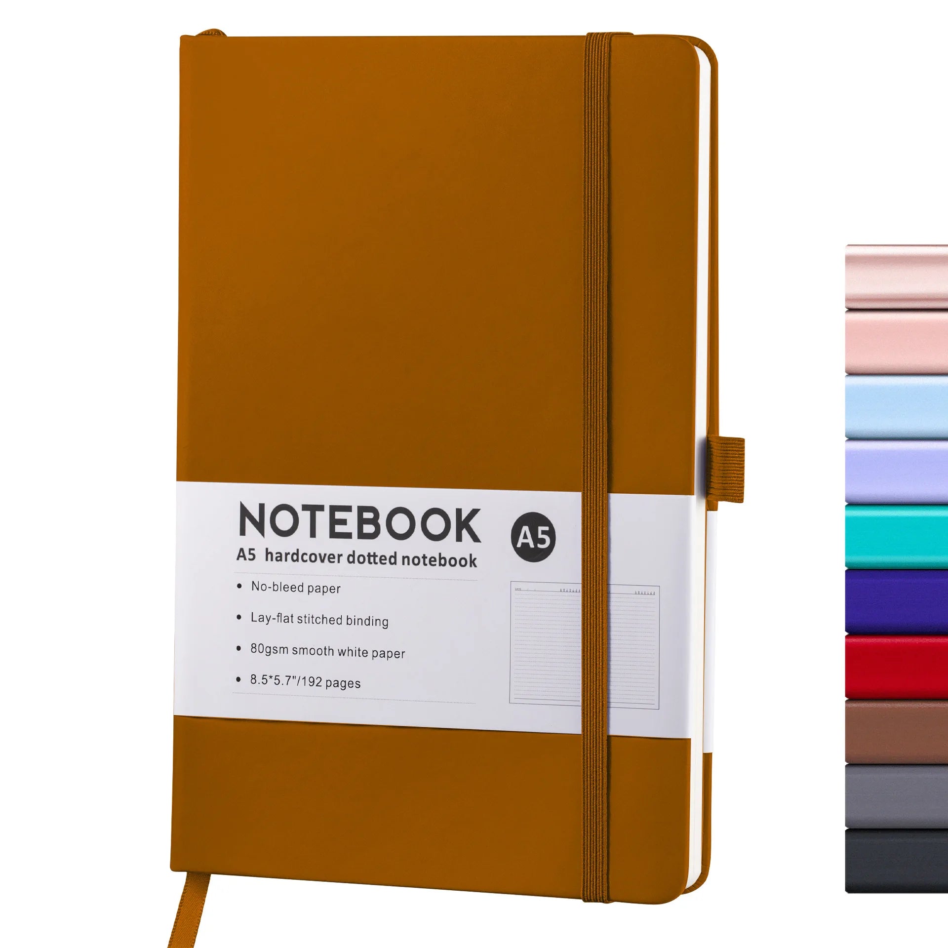 Factory  Custom Logo in Stock A5 A6  Planner Elastic Dtrap Notebook for School