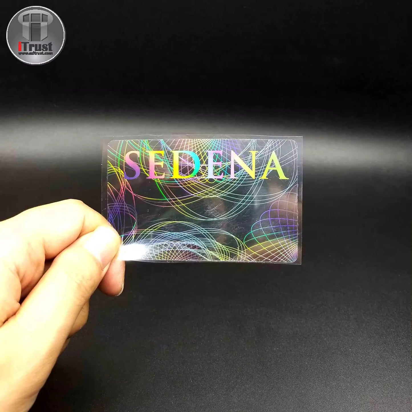 Wholesale Customized Plastic Holographic Card Printing Waterproof Clear Pvc Card Transparent Plastic Business Cards