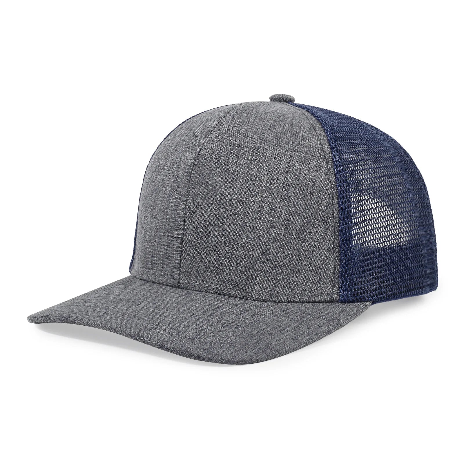 Custom Logo Men 6Panel Mesh Baseball Caps Premium Curved Brim Richard 112 Trucker Hat
