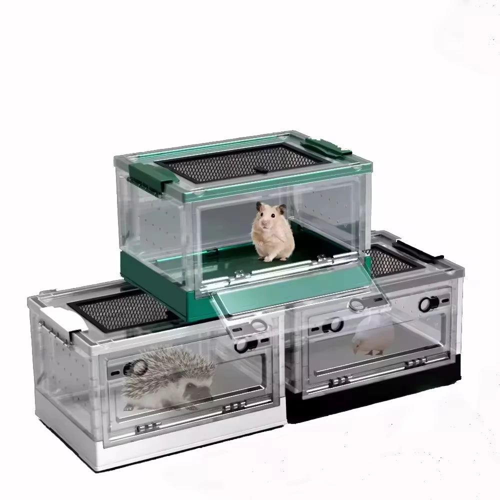 Wholesale Chicken Breeding Box  Incubator  Hamster Cage Foldable Pet Cage African Mini Hedgehog Box