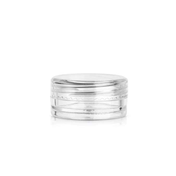 2g 3g 5g Plastic Bottle Cosmetic Packaging Transparent Powder Plastic Cream Jar