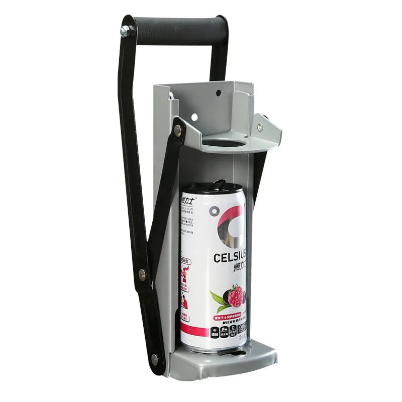 Household Recycling Tools Metal Soda Beer Smasher Heavy Duty Hand Push 16oz Wall Mounted Can Crusher for Recycling