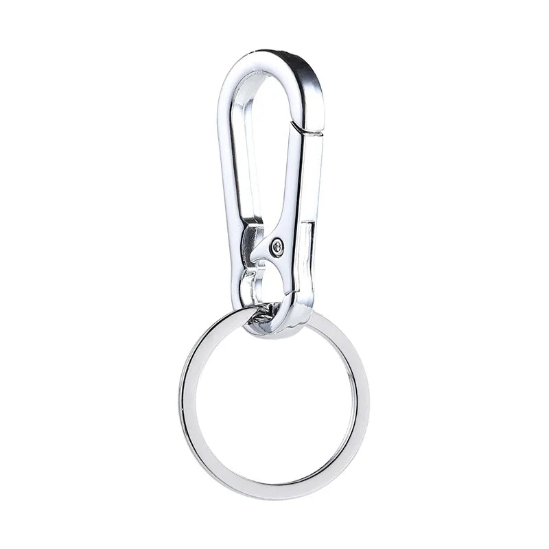 Carabiner Keychain Factory Wholesale Die Cast Zinc Alloy Climbing Hook Metal Keychain Outdoor Adventure