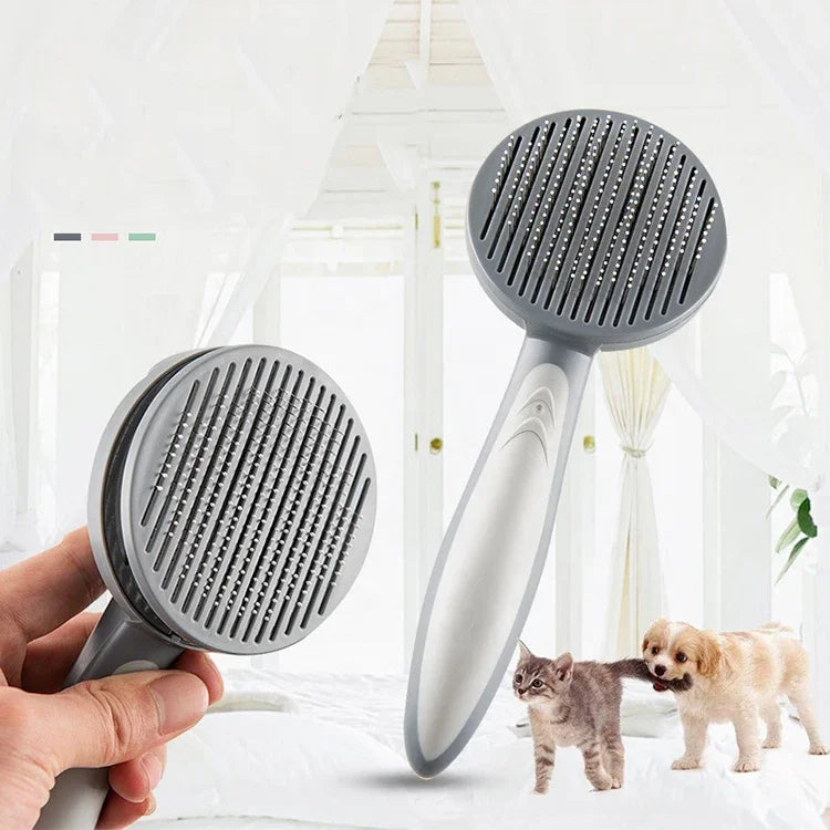 High Quality Stainless Steel Pet Hair Removal Grooming Brush & Needle Comb Tools for Cats and Small Animals