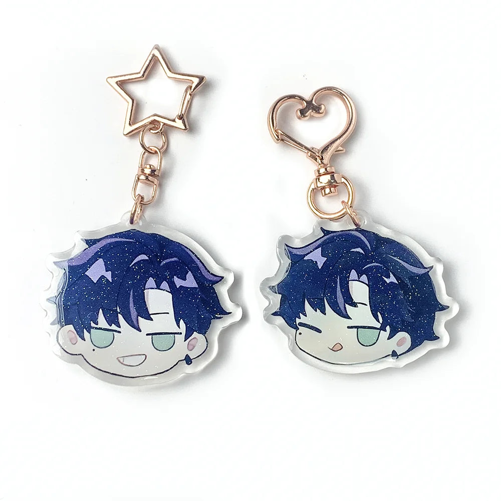 Acrylic Custom Cartoon Game Character Anime Keychain-Waterproof Lightweight Promotional Gift