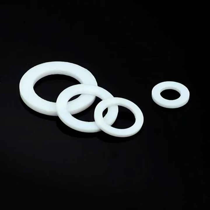 Factory Price Plastic Nylon Flat Sealing Washers White Made in China for Cable Gland and Pipe Fitting