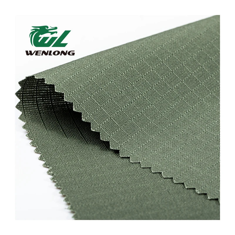 RTS Am Green Plain Dyed T/C 80/20 Waterproof Anti-Tearing Camouflage Ripstop Woven Fabric for Tactical Gears Garments & Costu