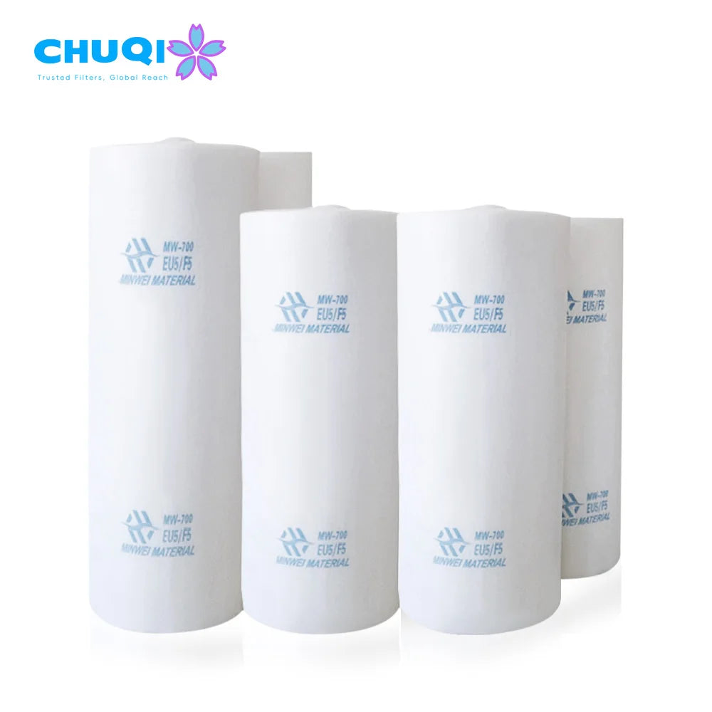 FREE SAMPLE MW-600g Paint Stop Floor Air Filter Media Spray Booth Flame Retardant Polyester Ceiling Filter Media Roof Filter