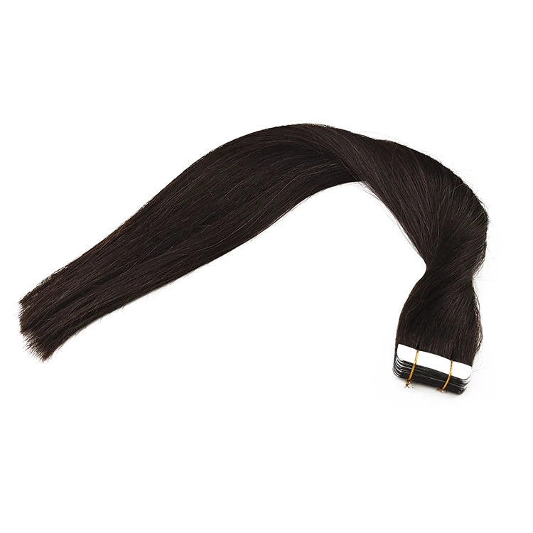 In Stock Same Day Delivery  First Order Offer Tape in Hair Extension Human Remy Natural Black Customized Hair for Woman