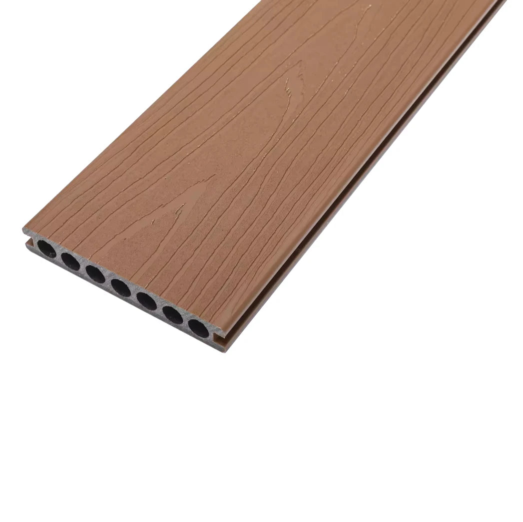Modern 3D Embossed WPC Decking New Technology Wood Plastic Composite Waterproof Anti-Slip Material Wood Grain
