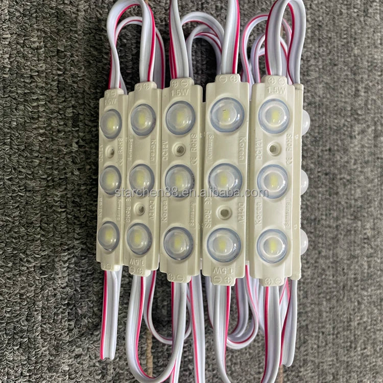 7015C Cool White 1.5W 3 Smd 2835 Samsung LED Light Modules for Signage 12V Injection LED Module